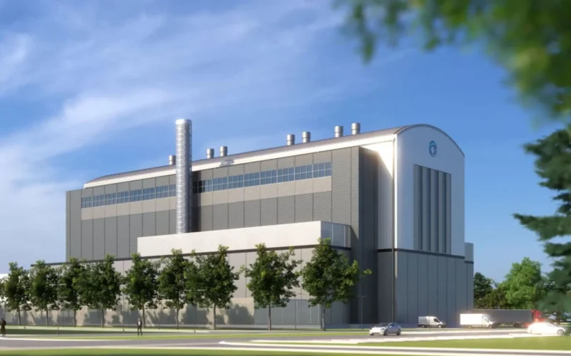 Rendering of 50 megawatts from Kairos’s Hermes 2 reactor, scheduled to go online in 2030 in Oak Ridge. (Kairos Power)