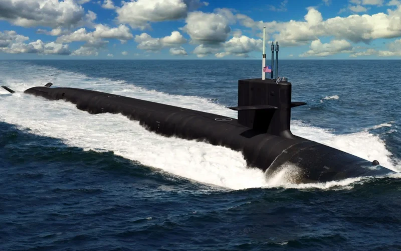 An artist rendering of the future Columbia-class ballistic missile submarines. (US Navy)