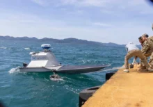 HavocAI Rampage solar boat. (Image via US Army)