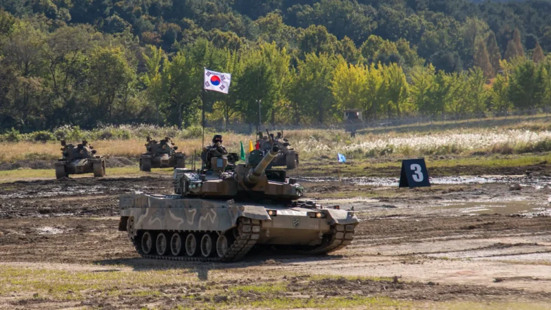 South Korea's K2 Main Battle Tank.