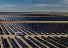 Representative image of solar plant. (Image via Masdar)