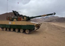 India's Zorawar light tank.