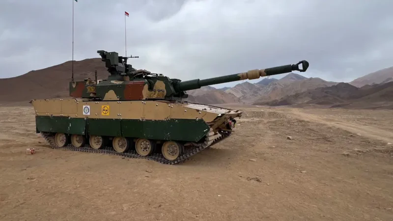 India's Zorawar light tank.